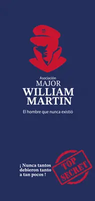 Tríptico de la asociación Major William Martin, el hombre que nunca existió.