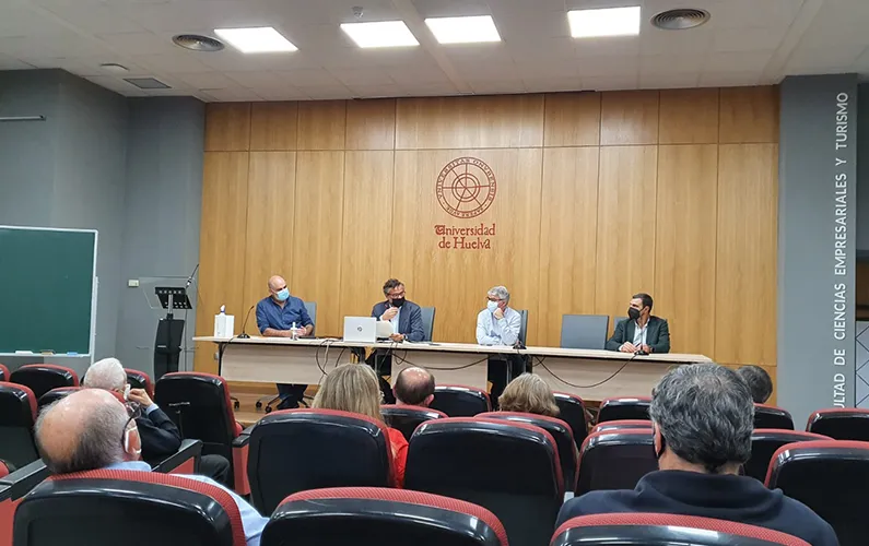 Cuarto aniversario de la fundacional de la asociación Major William Martin en la Universidad de Huelva.